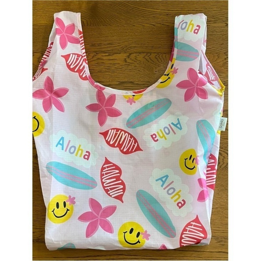 SoHa Keiki Aloha Tote Bag Smiley Pastels